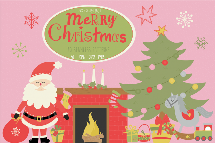 Merry Christmas Time Pack By Poppymoon Design - Design (720x480), Png Download