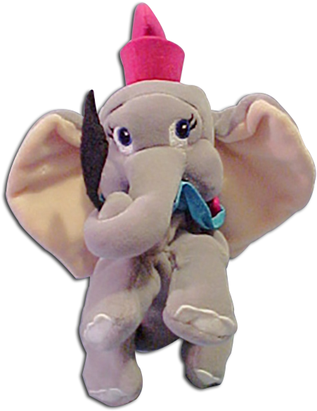 Dumbo Toy Disney Store Bean Bag Plush Elephant - Dumbo Bean Bag Plush (473x600), Png Download