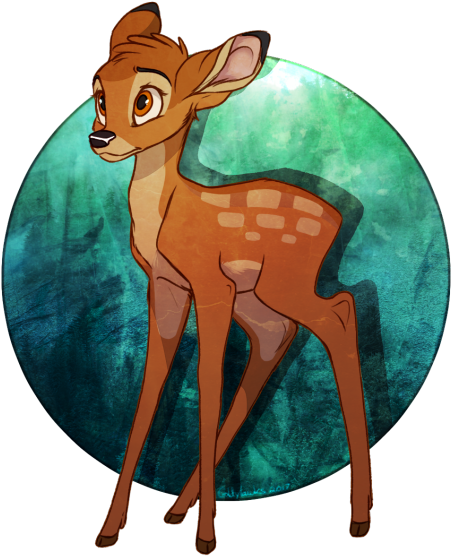 Burd - Bambi Fanart (500x567), Png Download