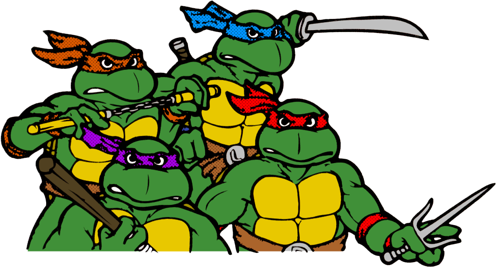 Tmnt Free Png Image - Teenage Mutant Ninja Turtles Arcade Png (1198x661), Png Download