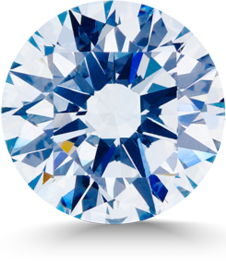 Round Diamond Engagement Rings - Ring (452x524), Png Download