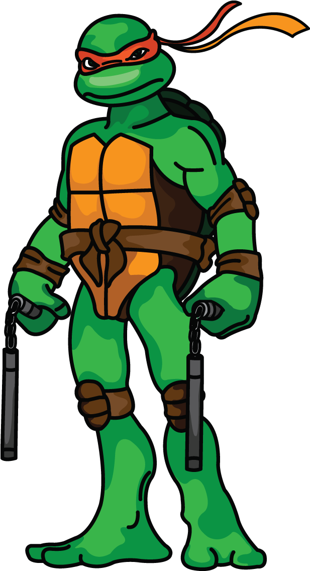 I'm Planning To Get This As A Tattoo , With A Few Native - Michelangelo Ninja Turtle Drawing (720x1280), Png Download