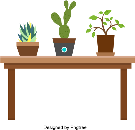 Cartoon Hand-painted Simple Flower Pot Flower Design, - Painting (640x640), Png Download