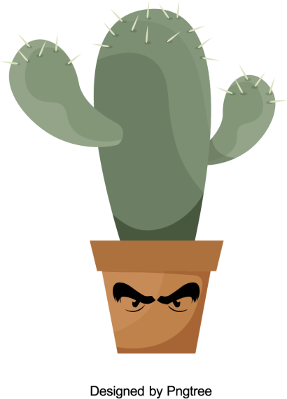 Cartoon Hand-painted Simple Flower Pot Flower Design, - Design (640x640), Png Download