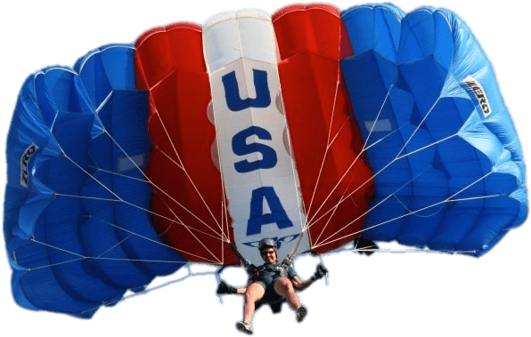Miscellaneous - Parachutes - United States Of America (678x483), Png Download