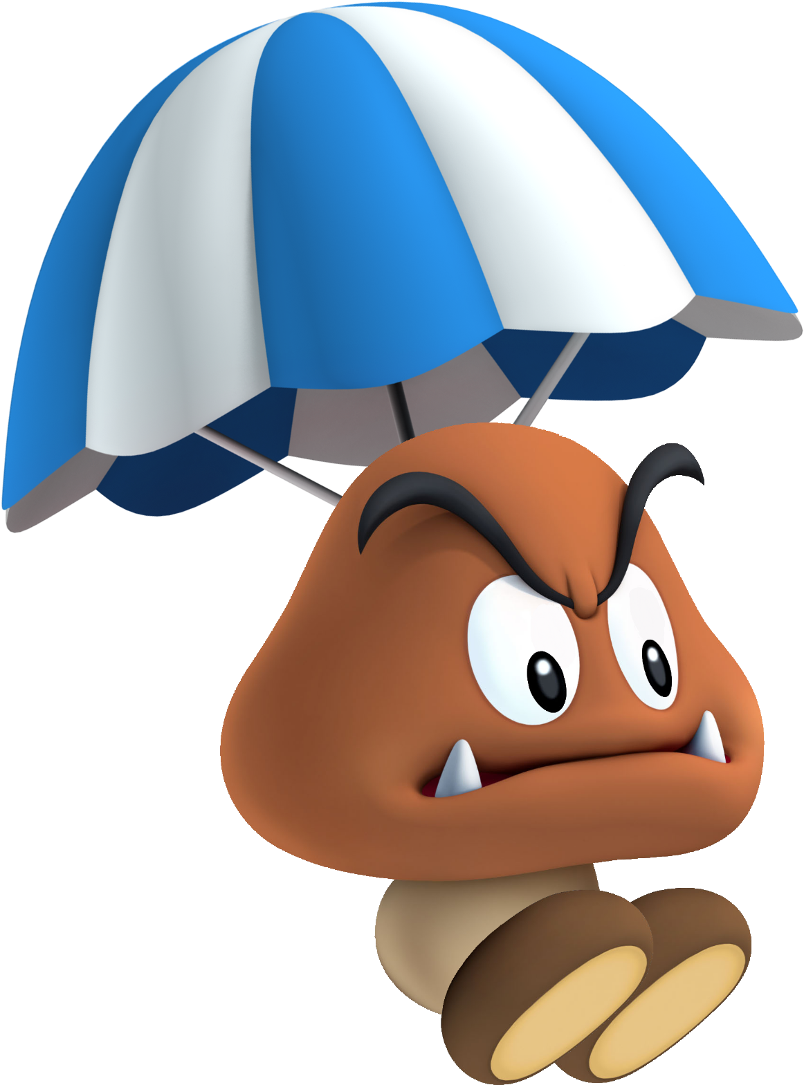 Parachute Goomba Smwu - Airdrop Crypto (1206x1602), Png Download