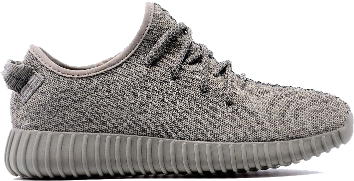Adidas Kanye West 350 Yeezy Boost Grey - Suede (714x388), Png Download