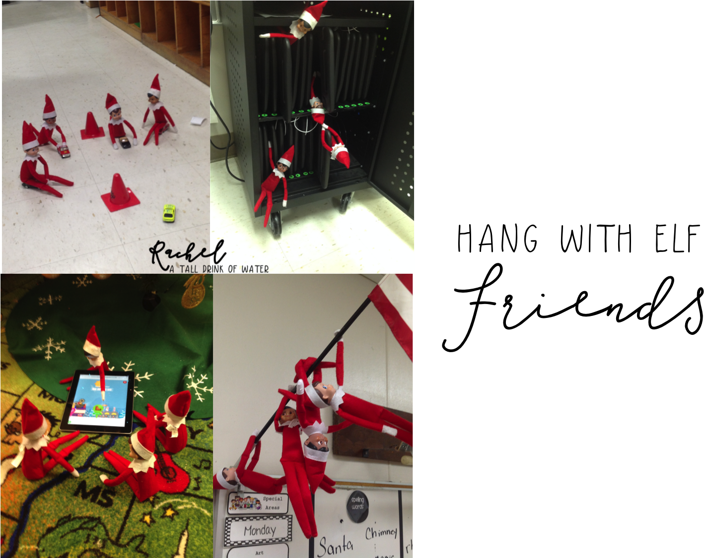 Ways To Use The Elf On The Shelf In The Classroom With - The Elf On The Shelf (1498x1125), Png Download
