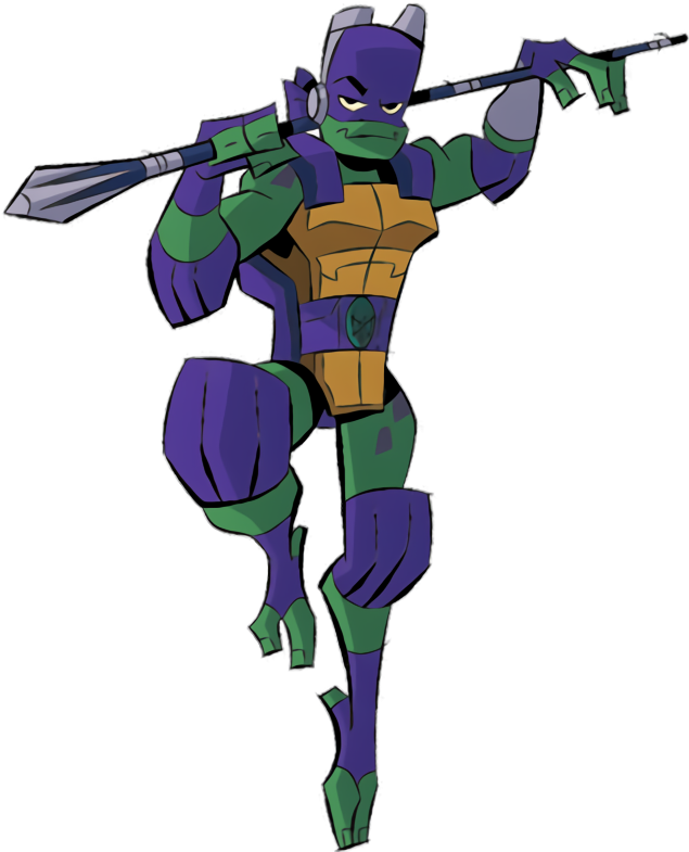 Donatello - Rise Of The Tmnt Donatello (510x490), Png Download