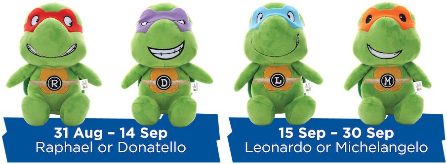 Redeem Turtle-y Awesome Toys - Stuffed Toy (1024x488), Png Download