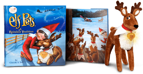 The Elf On The Shelf® - Elf On The Shelf: Elf Pets - A Reindeer Pet (537x258), Png Download