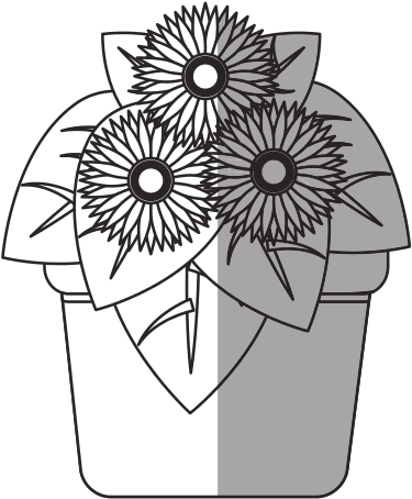 Flower Pot Icon - Flower (550x550), Png Download