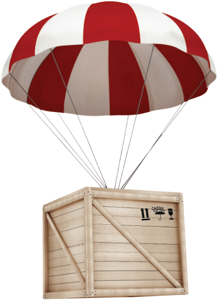 Technology & Innovation - Box With Parachute Png (456x810), Png Download