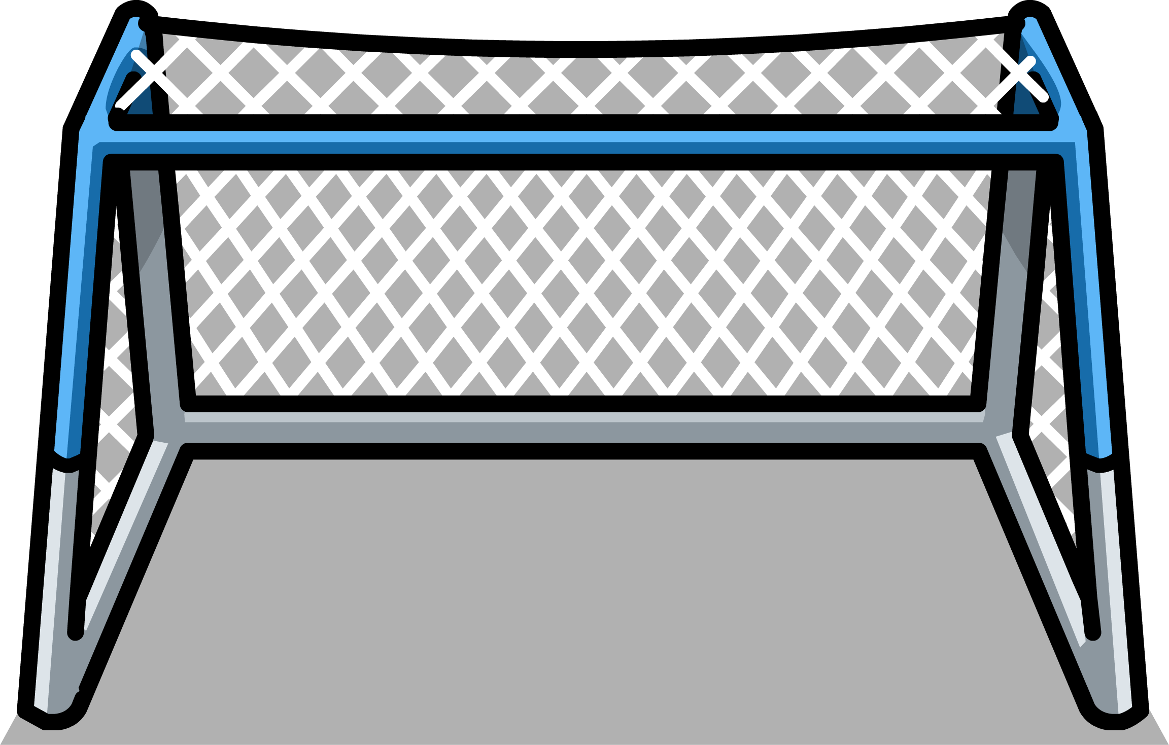 Soccer Goal Sprite 008 Soccer Goal Sprite (2304x1469), Png Download