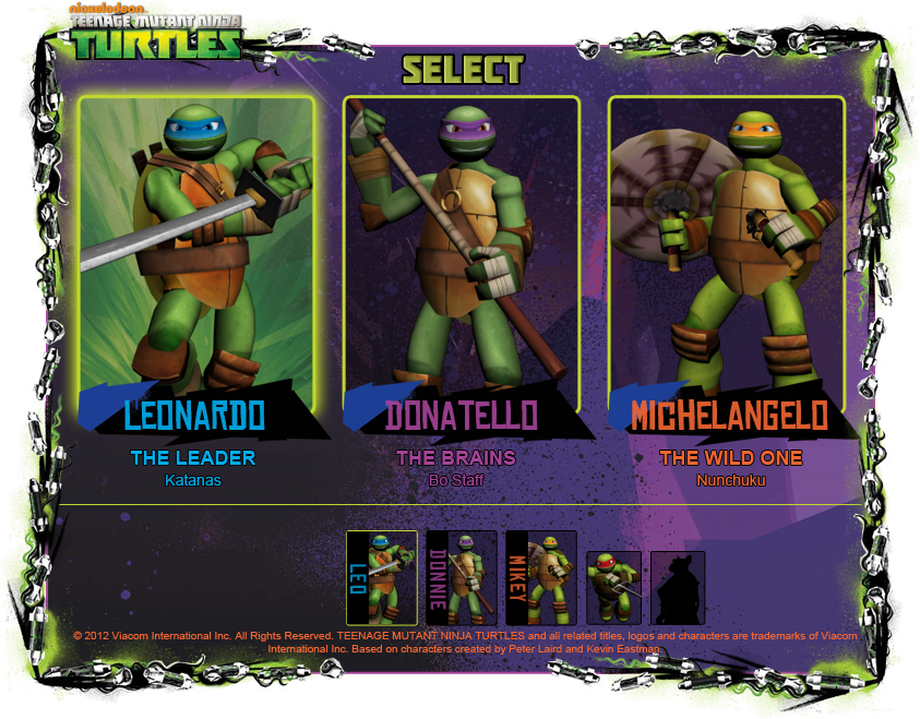 Victory Screen Character Selection Menu - Tmnt Roblox (843x659), Png Download