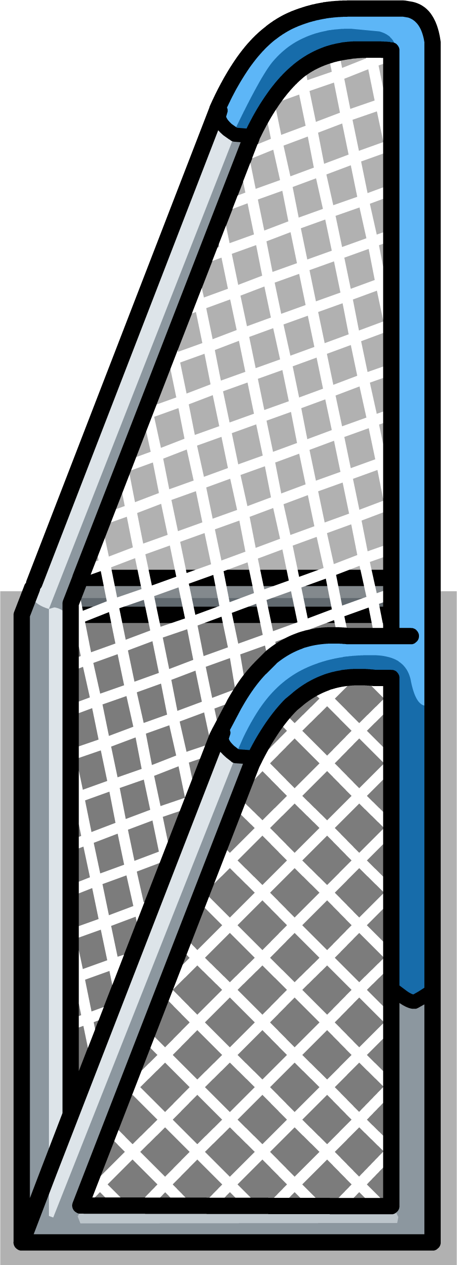 Soccer Goal Sprite 006 - Soccer Goal Sprite Sheet Png (925x2561), Png Download