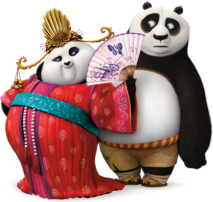 Panda Kung Fu Panda 3 (852x817), Png Download