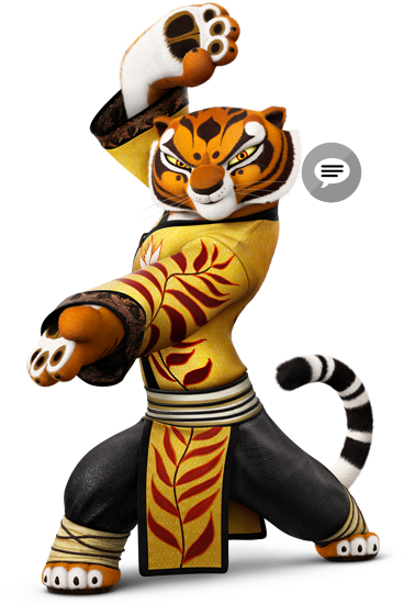 Tigress Kung Fu Panda 3 - Kungfu Panda (400x560), Png Download