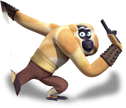 Kung Fu Panda Po Png Png Royalty Free Library - Kung Fu Panda Png (443x381), Png Download