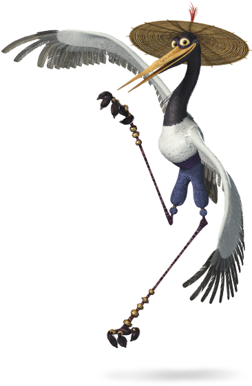 Crane Kung Fu Panda 3 - Kung Fu Panda: Ultimate Sticker Book (400x560), Png Download