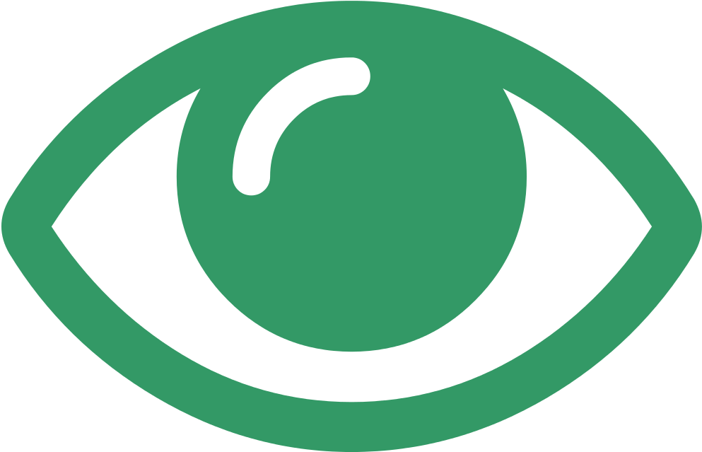 Eye Open Font Awesome Green - Green Eye Icon Png (1279x1024), Png Download