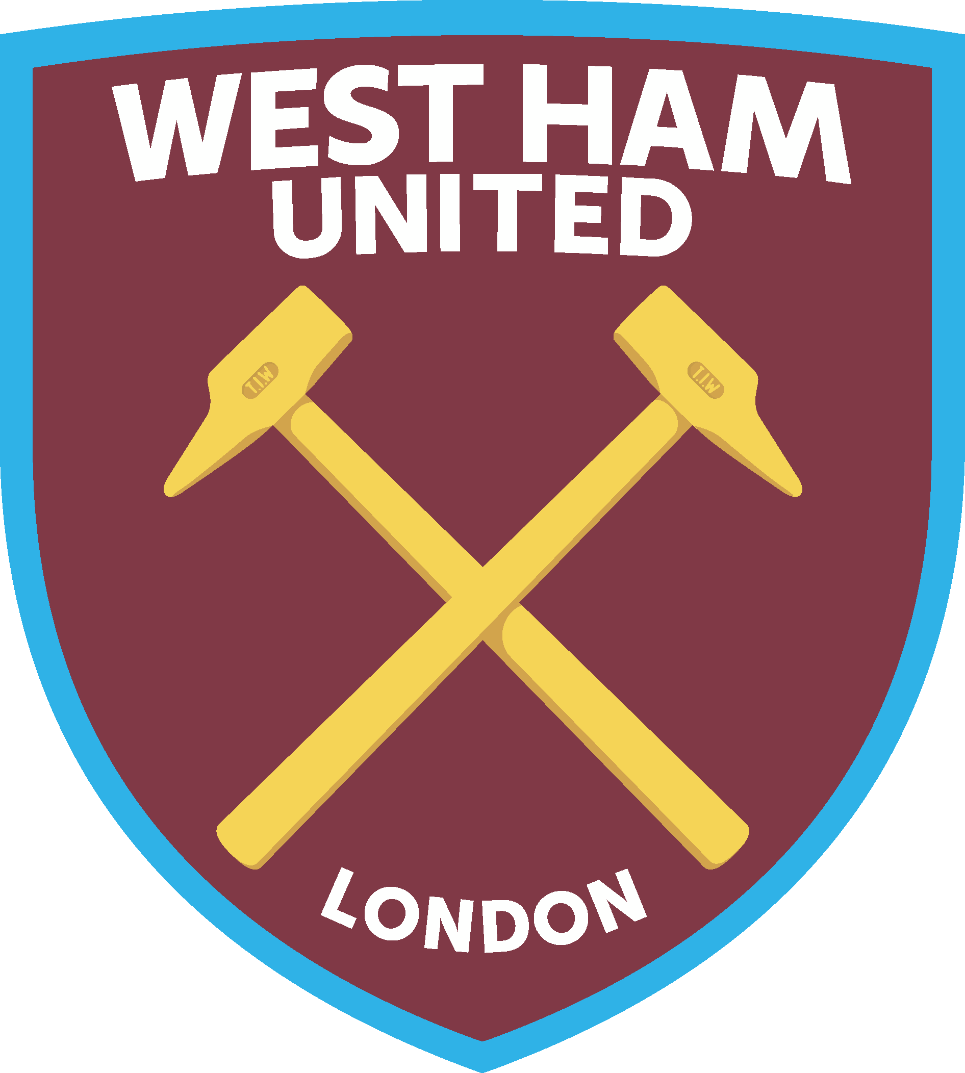 Itinerary - West Ham Logo Png (1200x1335), Png Download
