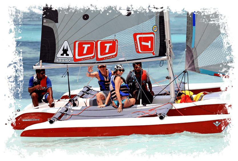 Maldives - Sailing - Maldives (868x582), Png Download