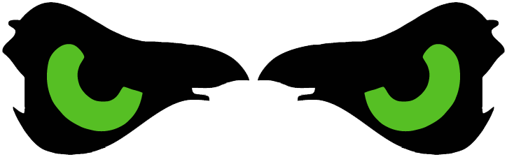 Eagle Eyes - Eyes Mascot Logo (724x225), Png Download