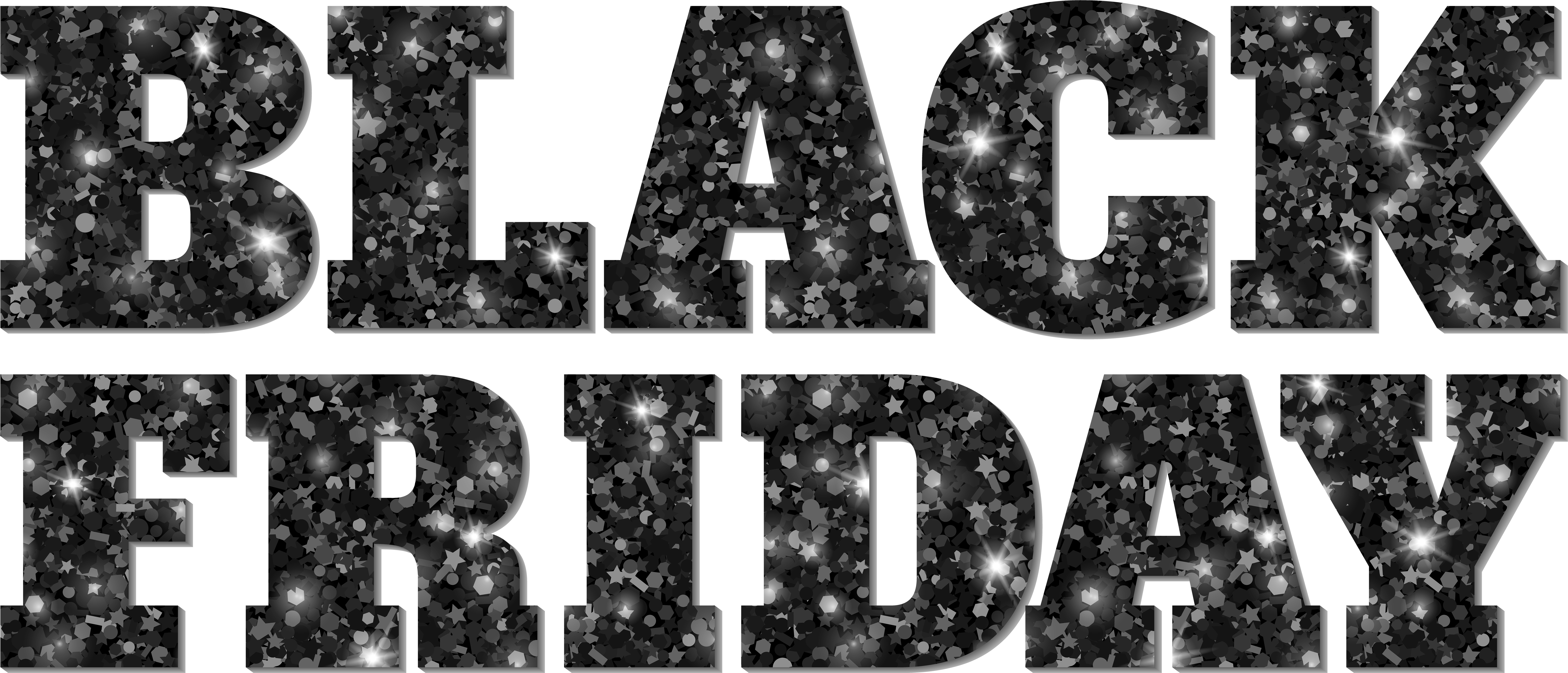Black Friday Clip Art (8000x3524), Png Download