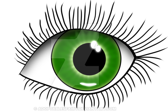 Eye Adoptable Transparent Background By Adoptablesfairy - Green Eye Transparent Background (600x400), Png Download