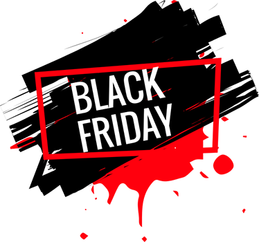 Modern Black Friday Sticker - Top Hair 1b/99j Ombre Hair Extensions Brazilian Virgin (374x350), Png Download