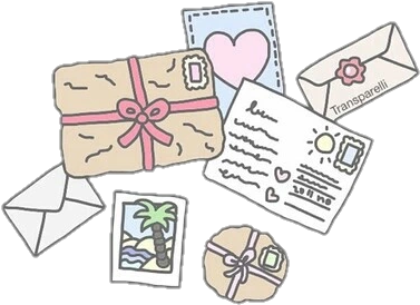 Especial Cartas - Dibujos Tumblr Cartas (457x384), Png Download