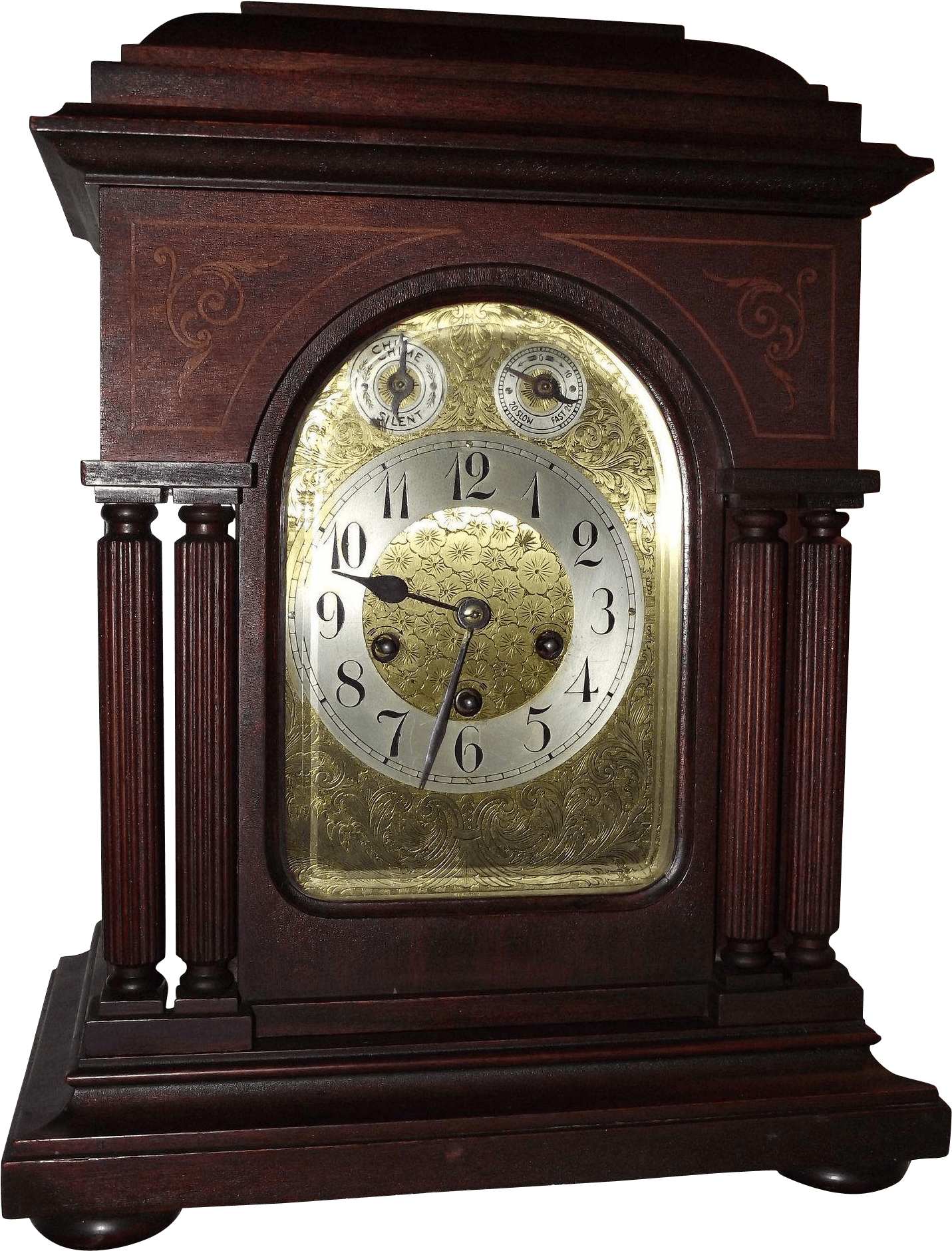 Mahogany Westminster Chimes Clock - Clock (1879x1879), Png Download
