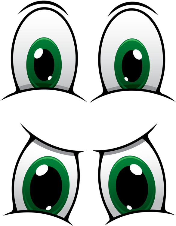 Green Eyes Clipart Eye Forward - Desenho De Olhinho Para Imprimir (676x800), Png Download