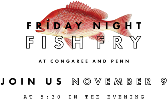 2018fishfry-03 - Bass (1000x376), Png Download