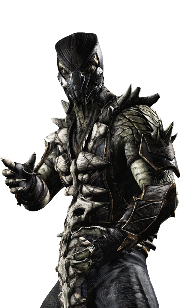 Mortal Kombat X Ios Reptile Render By Wyruzzah D8p0opi - Reptile Mortal Kombat (1024x1024), Png Download