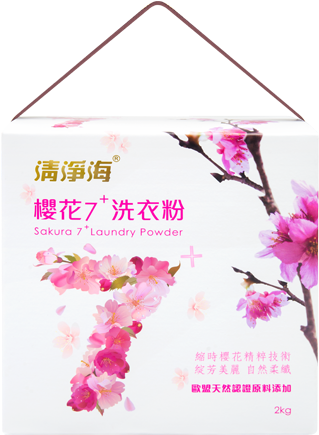 Sakura 7 Laundry Powder - 清淨 海 櫻花 7 洗衣 粉 (500x500), Png Download