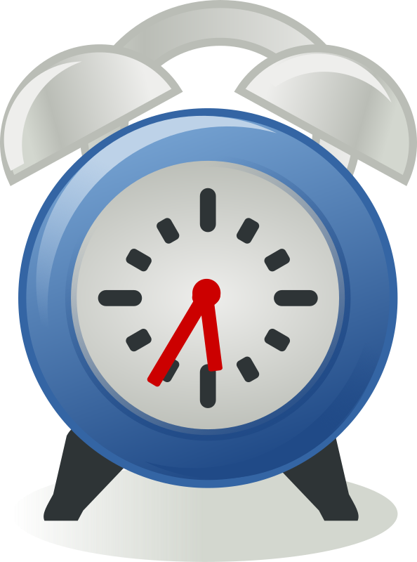 Alarm Clipart Transparent - Alarm Clock Clip Art (534x720), Png Download