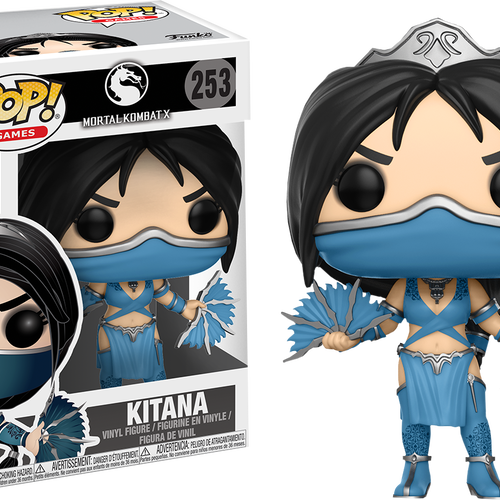 Mortal Kombat Kitana Pop! Vinyl Figure (500x500), Png Download