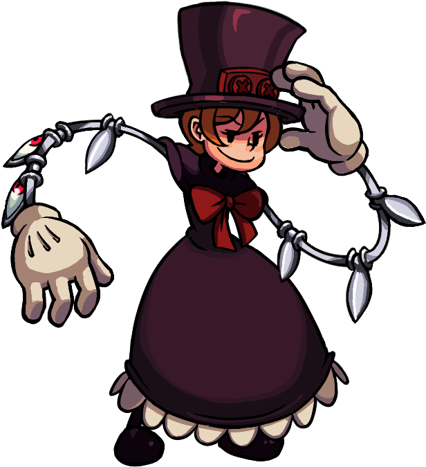 Peacock - Peacock Skullgirls Png (634x693), Png Download