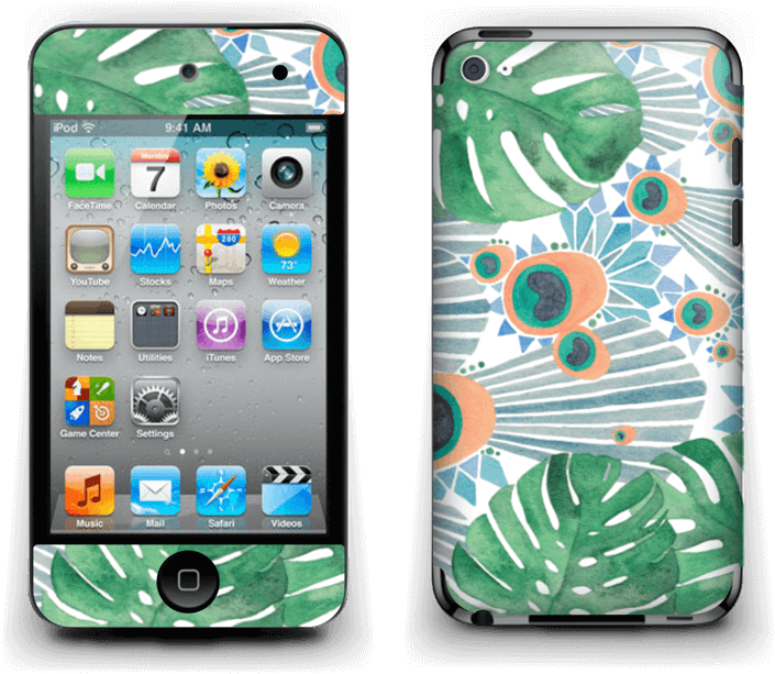 Blue Peacock - Iphone (800x663), Png Download