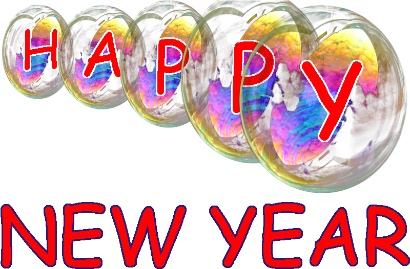Happy New Year 2018 Animated Gif Image - Transparent Happy New Year (800x547), Png Download