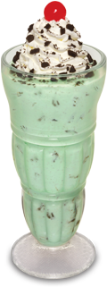 Shamrock Shake Png - Steak N Shake Mint Shake (350x350), Png Download