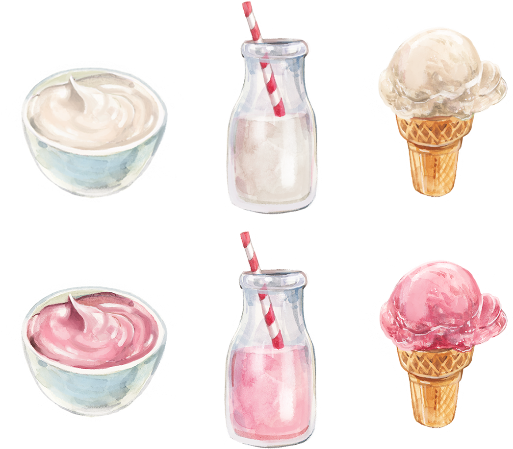 Juliette Kim On Behance - Sundae (1240x920), Png Download