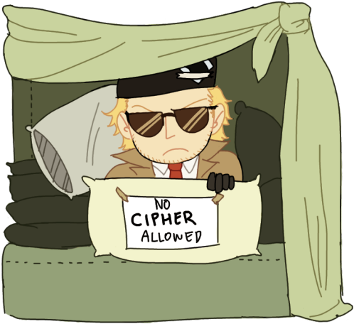 Look At This Angry Baby - Kazuhira Miller Cipher (500x476), Png Download