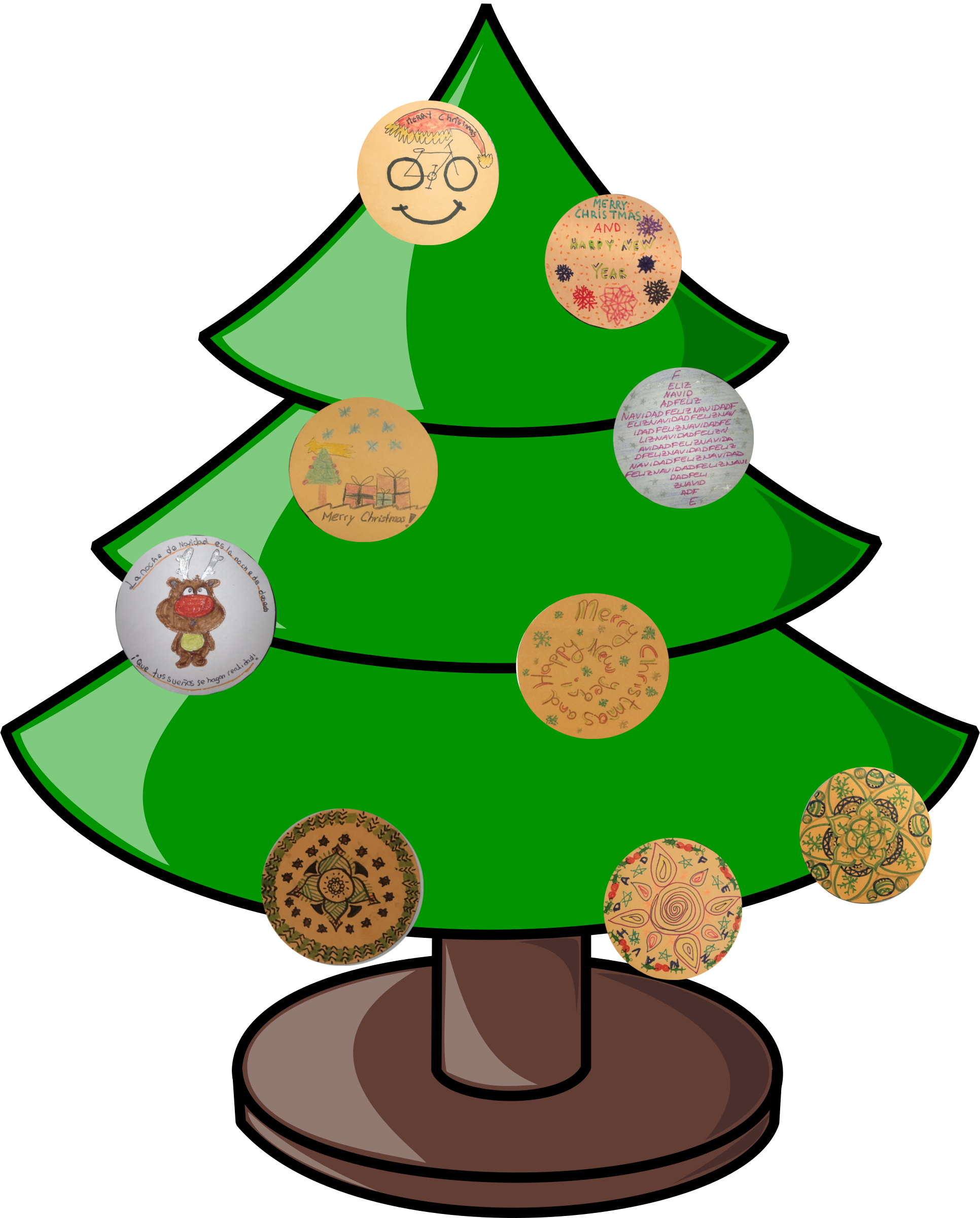 Tree2017 - Christmas Tree Clip Art (1932x2400), Png Download