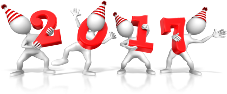 Happy New Year 2017 Jan 01, - Teacher (800x309), Png Download