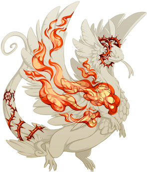 Crown Of Thorns Accent - Cloudy Wings Flight Rising (350x350), Png Download