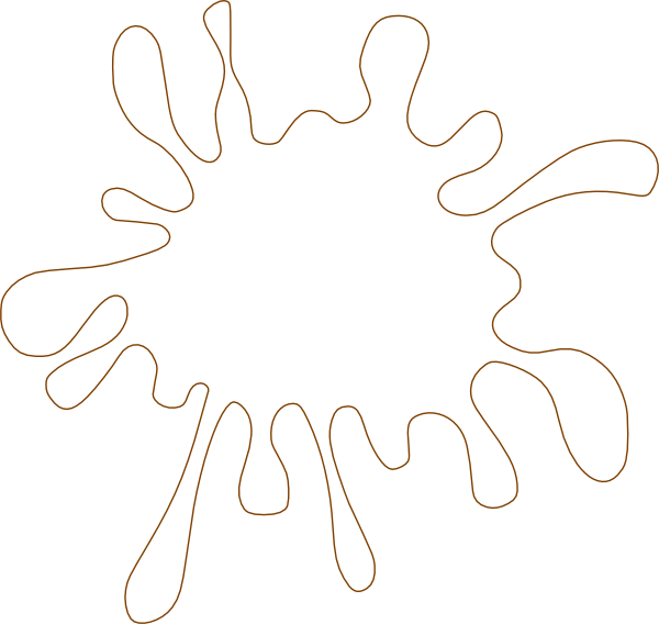 Mud Cliparts - Splash Of White Paint (600x568), Png Download