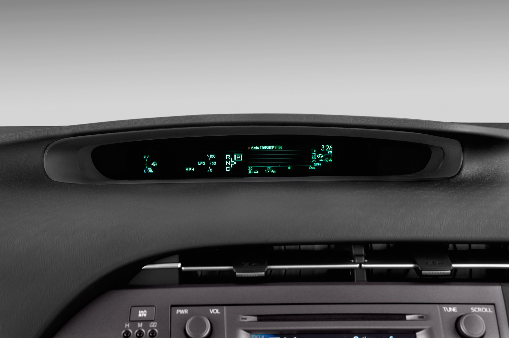 58 - - 2012 Toyota Prius V Review Instrument Panel (2048x1360), Png Download